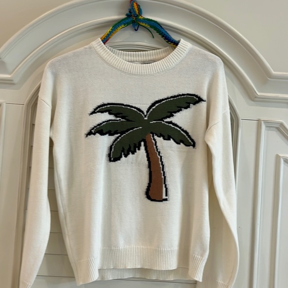 English Factory Sweaters - New Sweater with palm tree S